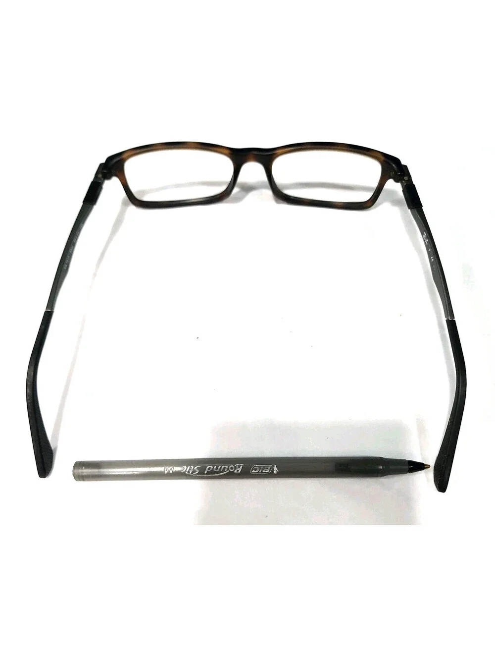 Ray Ban RB7017 5200 Parts Broken Tortoise Rectangle Eyeglasses 56-17 145
